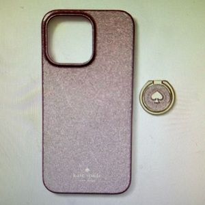 iPhone 14 Pro Max Kate Spade phone case with ring